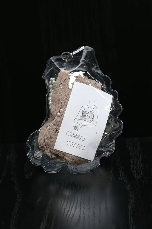 RUI R010-AW20 sleeveless suspender top dusty rose